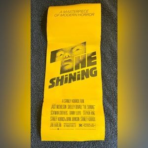 Original Vintage Steven King Movie Poster from “The Shining”